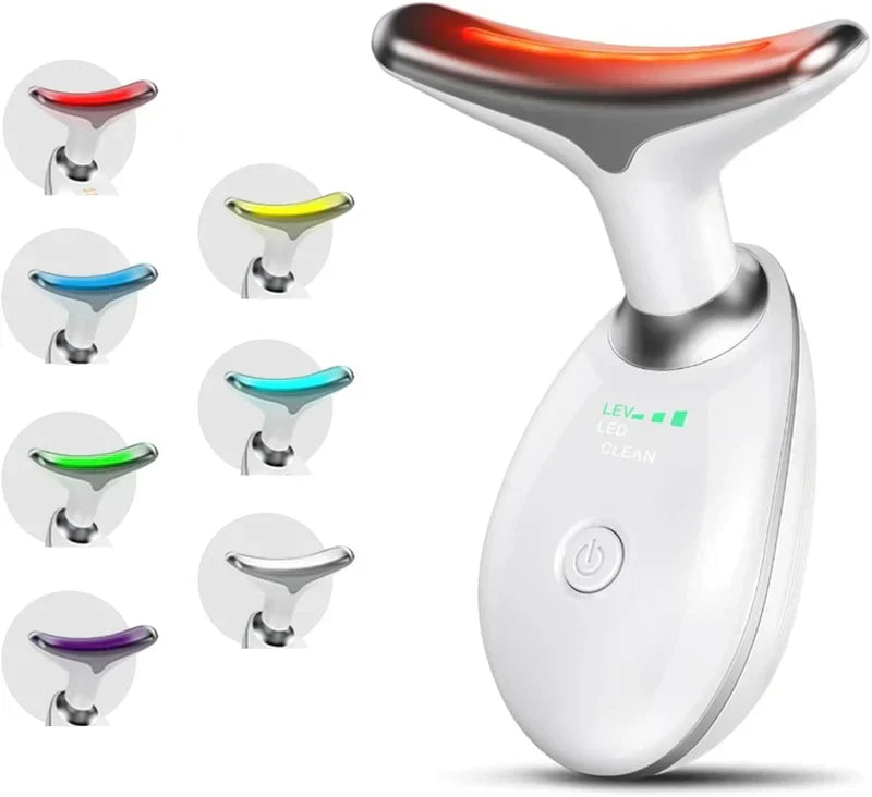 💖✨ Dale Glow a tu Piel: Masajeador Facial LED, EMS y Calor