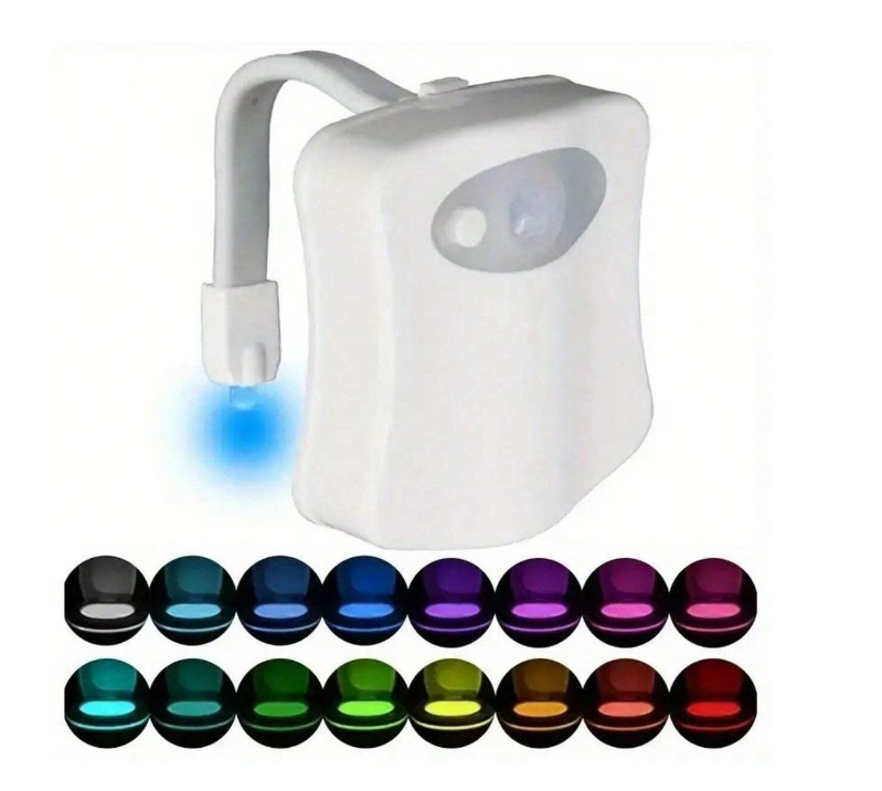 Luces de colores para inodoro con sensor automático