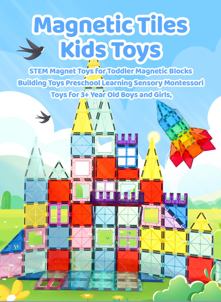 Bloques magnéticos de 57 piezas